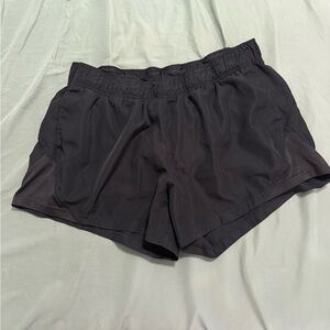 Athletic Works Black Athletic Shorts Lightweight Elastic Waist